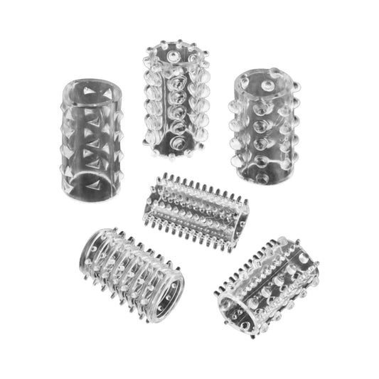 ToyJoy Power Penis Sleeve – Kit de 6 gaines à pénis texturées