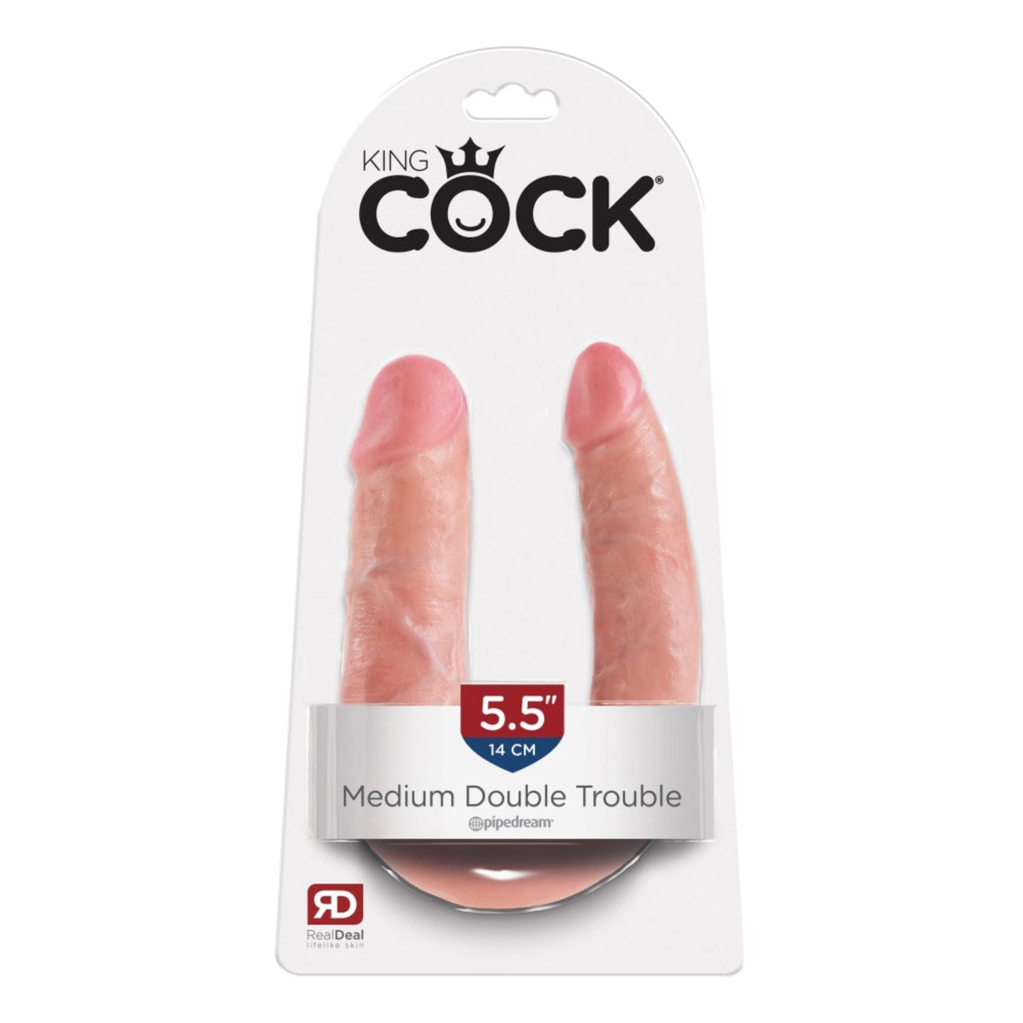 Pipedream King Cock Medium Double Trouble - Double dong