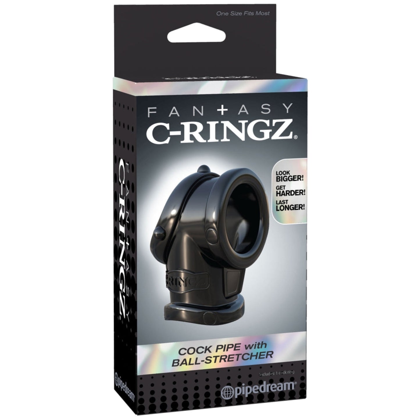 Pipedream Cock Pipe Fantasy C-Ringz - Anneau pénien avec étireur