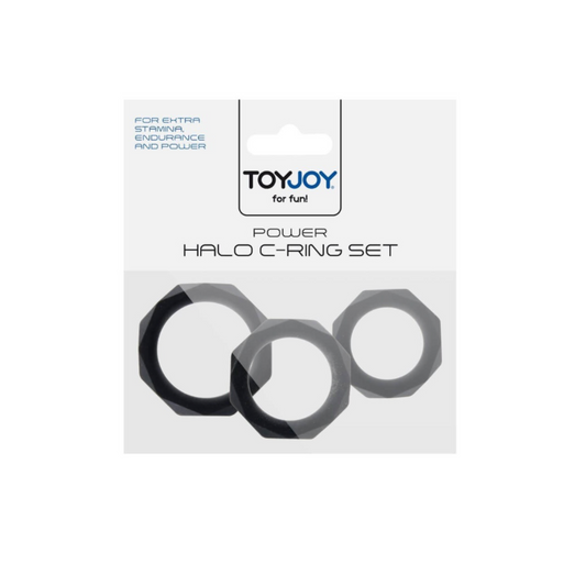 ToyJoy Halo C-Ring Set - Lot de 3 anneaux péniens