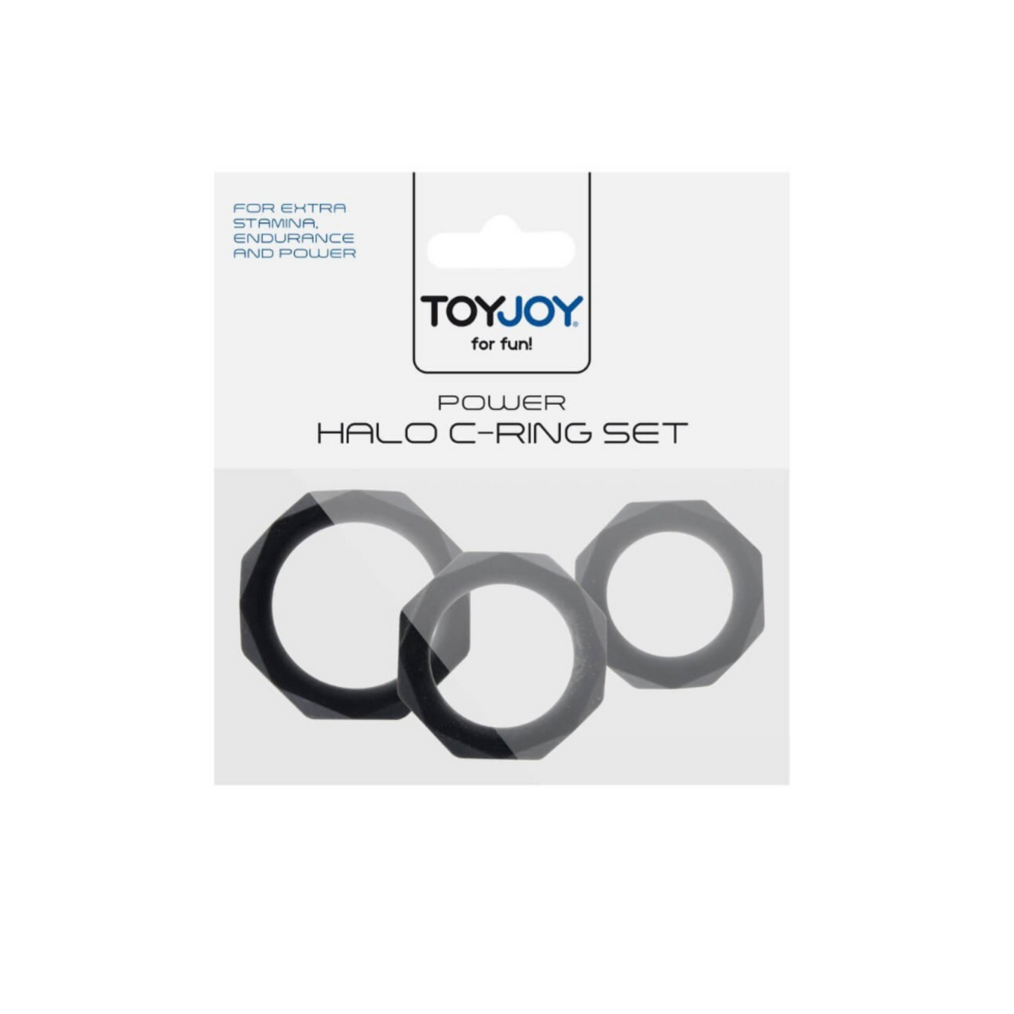 ToyJoy Halo C-Ring Set - Lot de 3 anneaux péniens