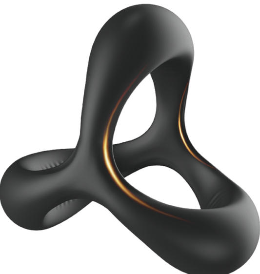 Luxury Play 3 in 1 Cockring - Anneau pénien