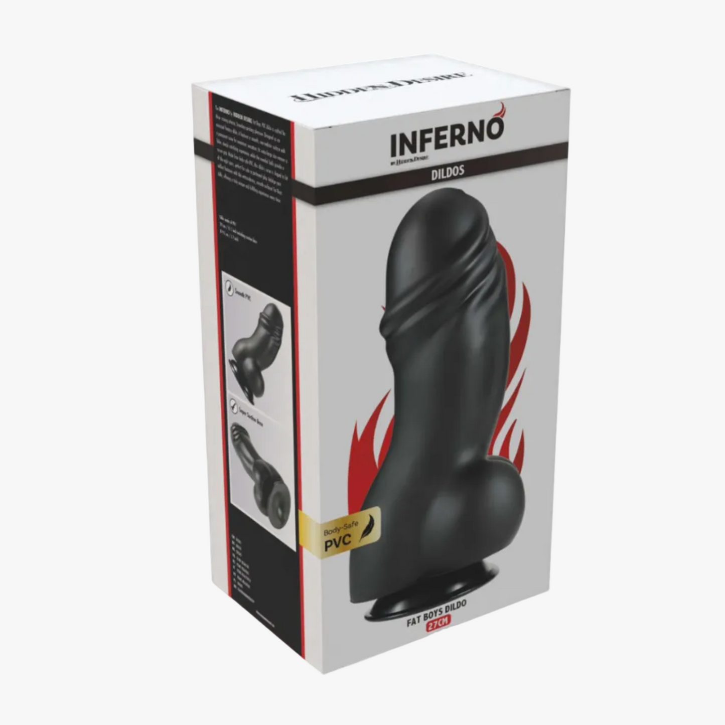 Hidden Desire Inferno Fat Boys - Gode ventouse XXL 27 cm