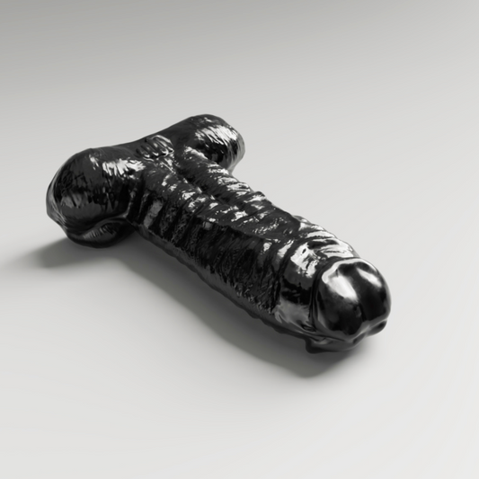 Steroïd All Black The Personal Trainer - Dildo Double Pénis XXXL