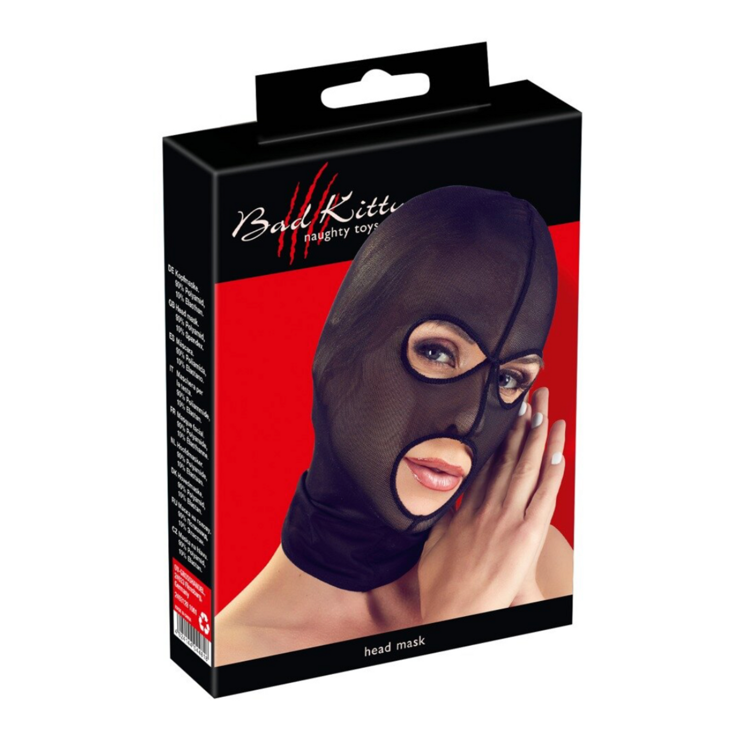 Bad Kitty Head Mask - Cagoule en résille powernet