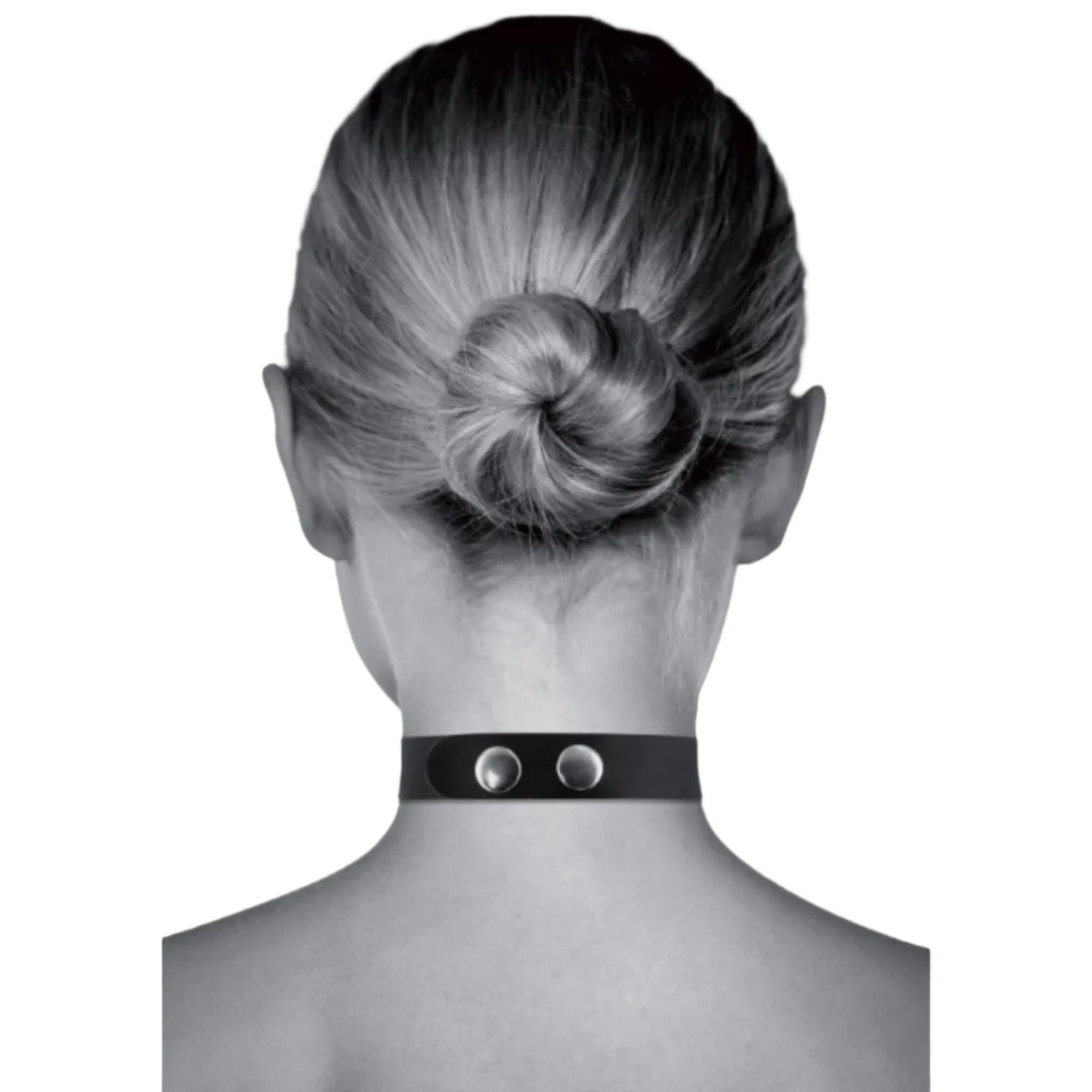 Bijoux Pour Toi Collier Choker Slave – collier BDSM similicuir noir