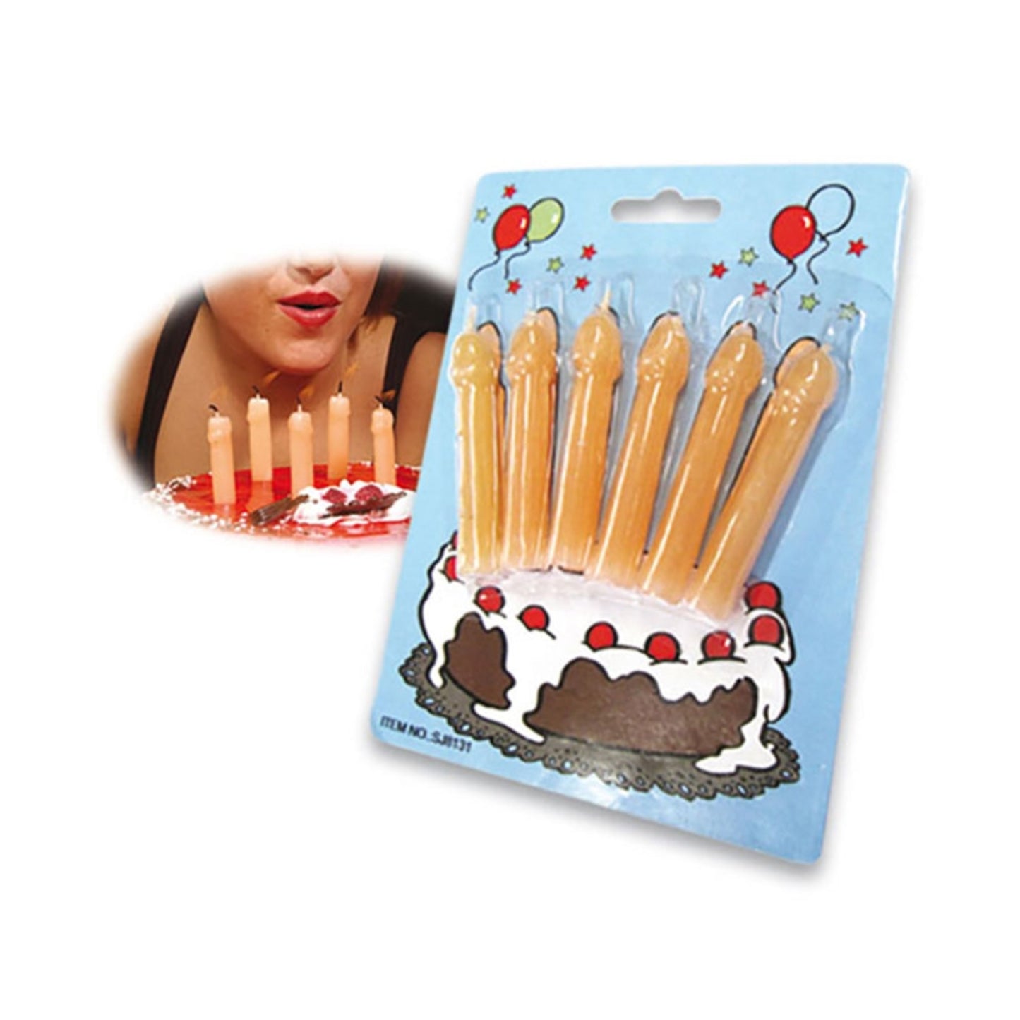 Bougies Pénis - Bougies d'anniversaire humoristiques