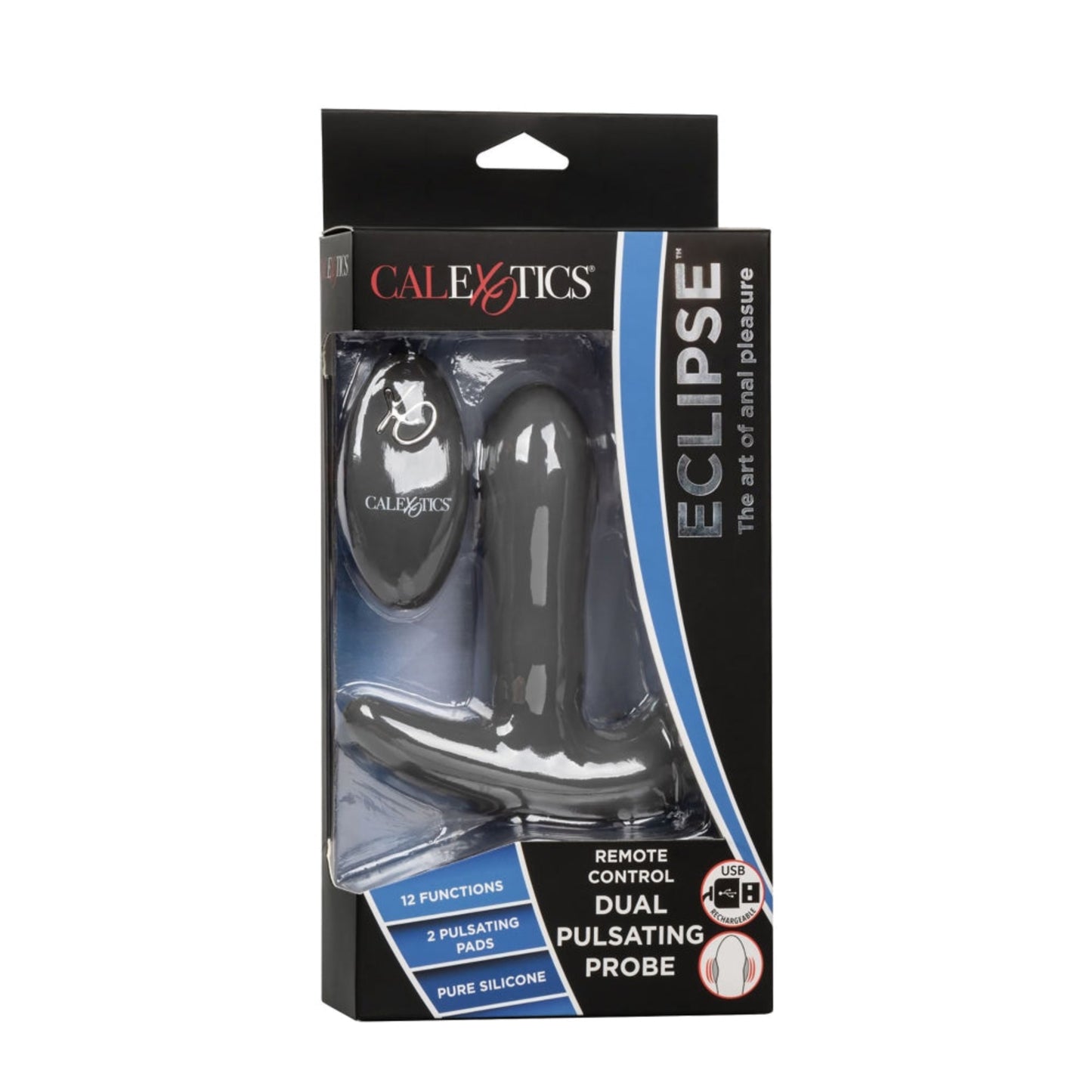 CalExotics Eclipse Dual Pulsating Probe – Stimulateur prostatique pulsant