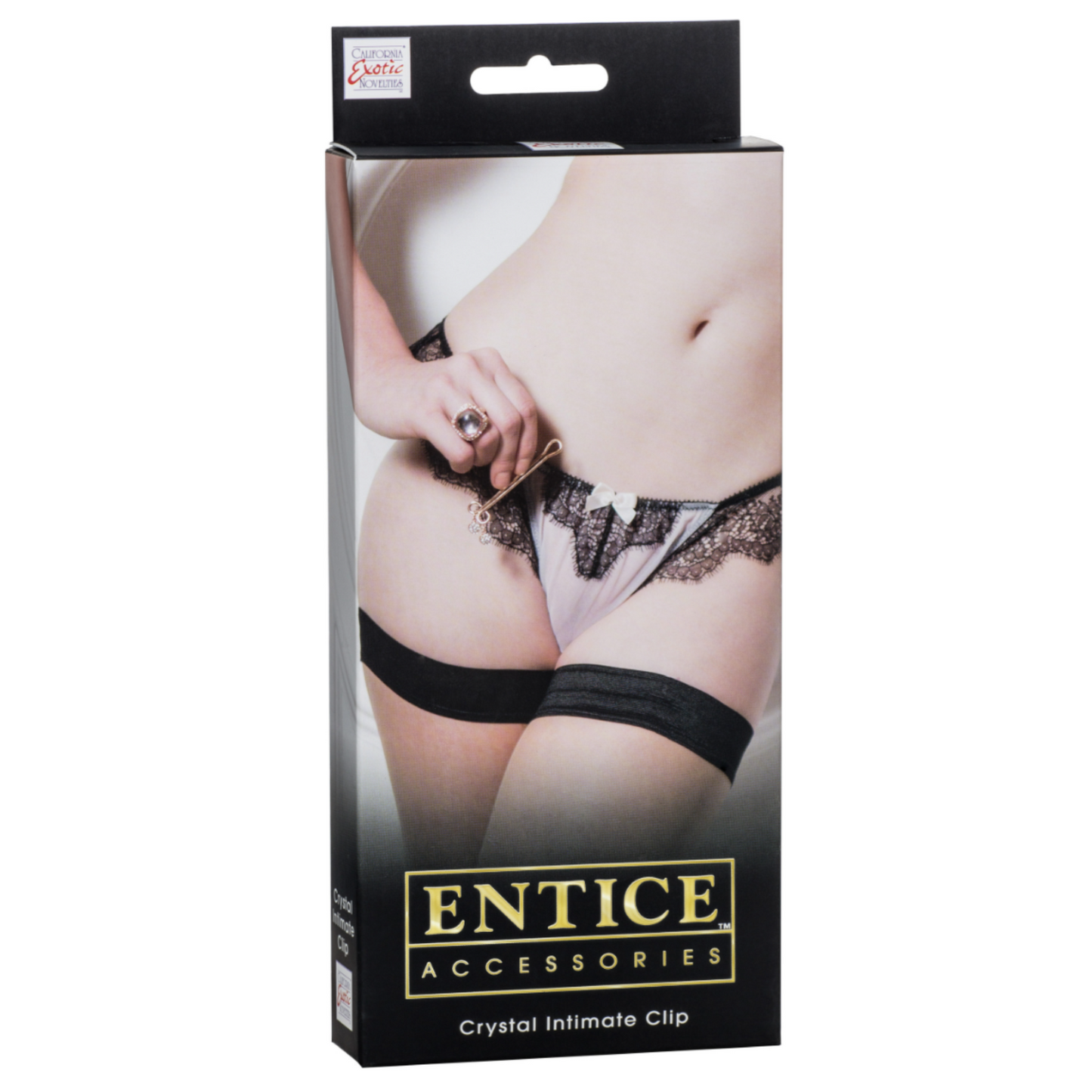 CalExotics Entice Crystal Intimate Clip - Pince à clitoris avec cristaux