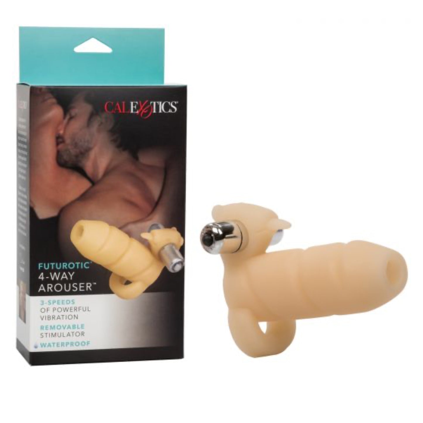 CalExotics Futurotic 4-Way Arouser – Gaine pénienne vibrante