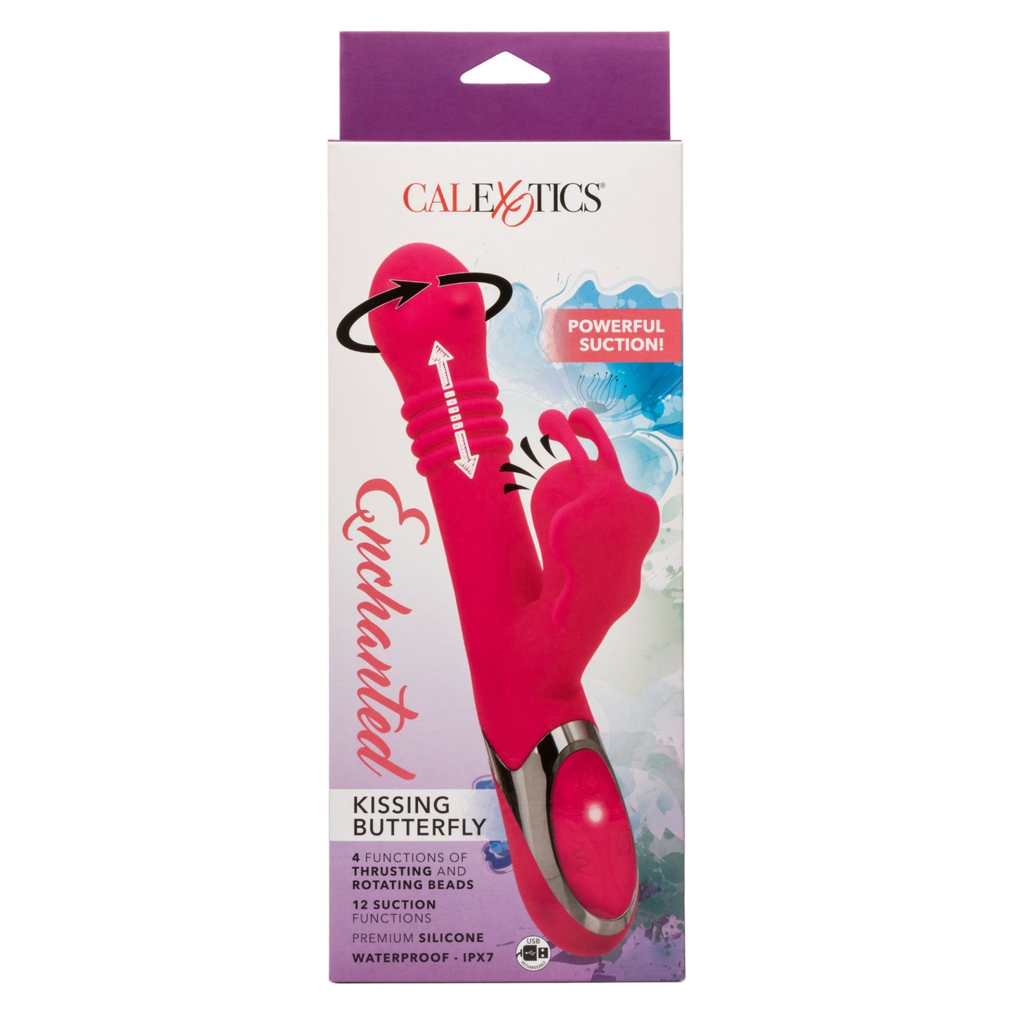 CalExotics Kissing Butterfly – Vibromasseur rabbit multifonction