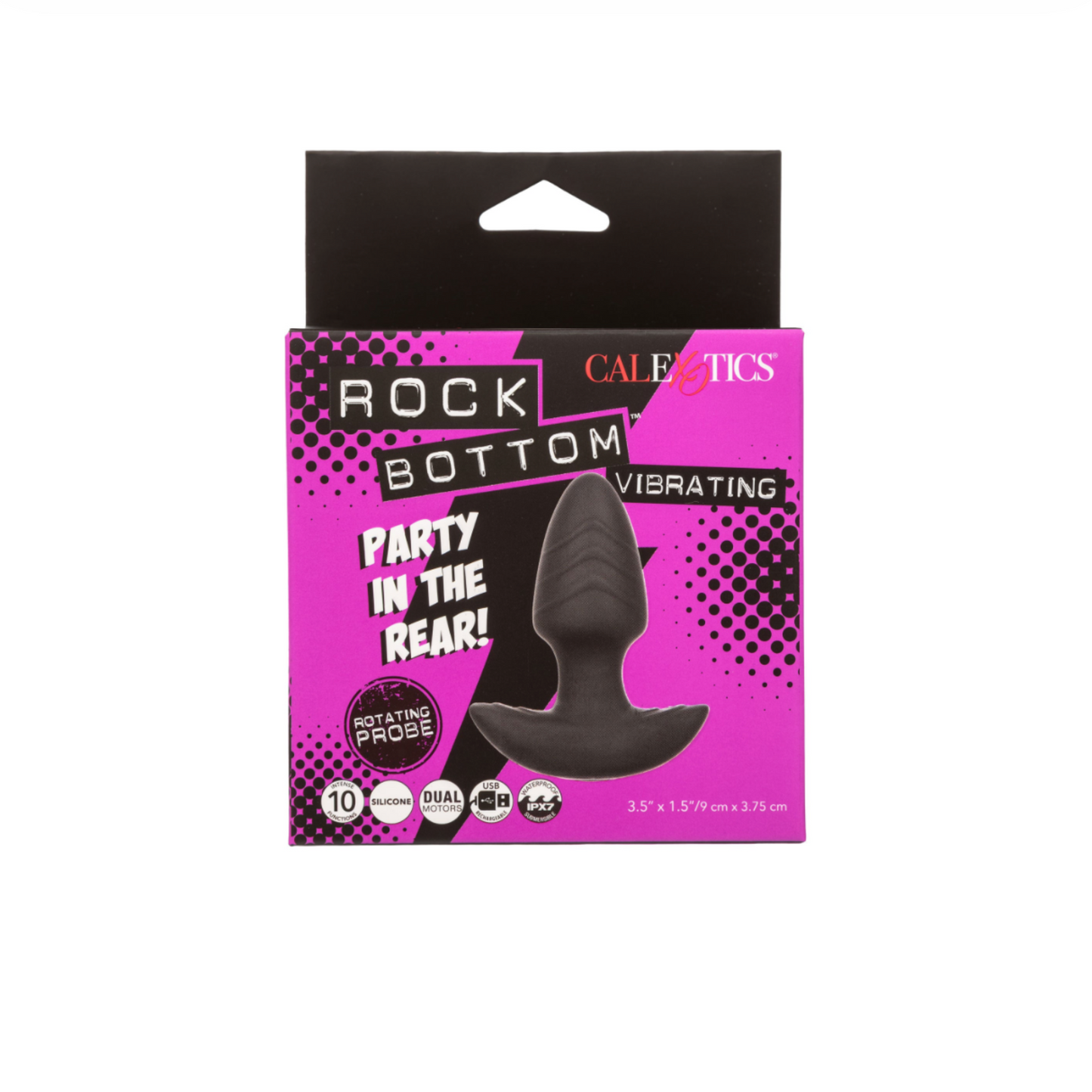 CalExotics Rock Bottom Rotating Probe - Plug vibrant et rotatif