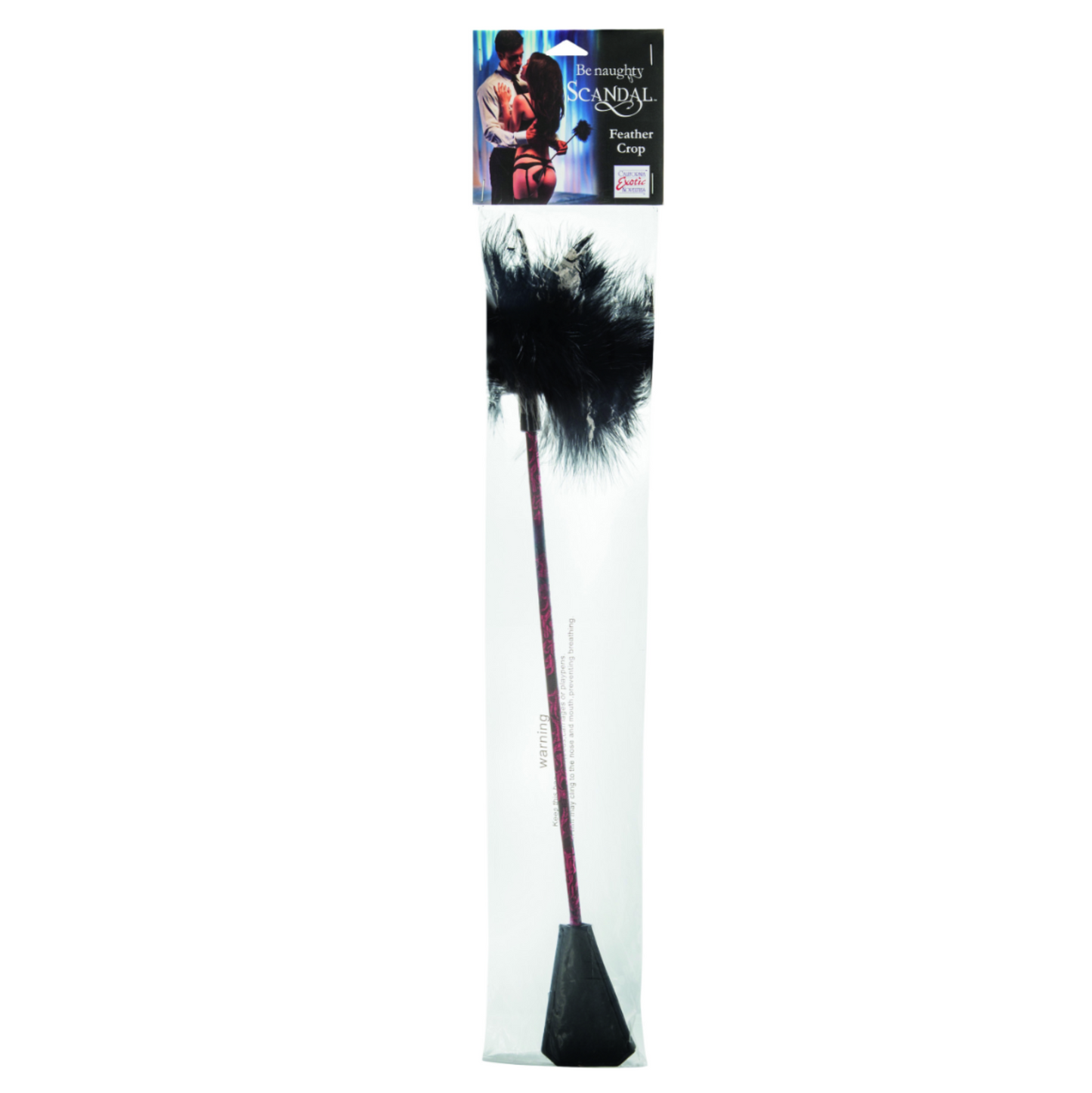CalExotics Scandal Feather Crop - Cravache avec plumeau