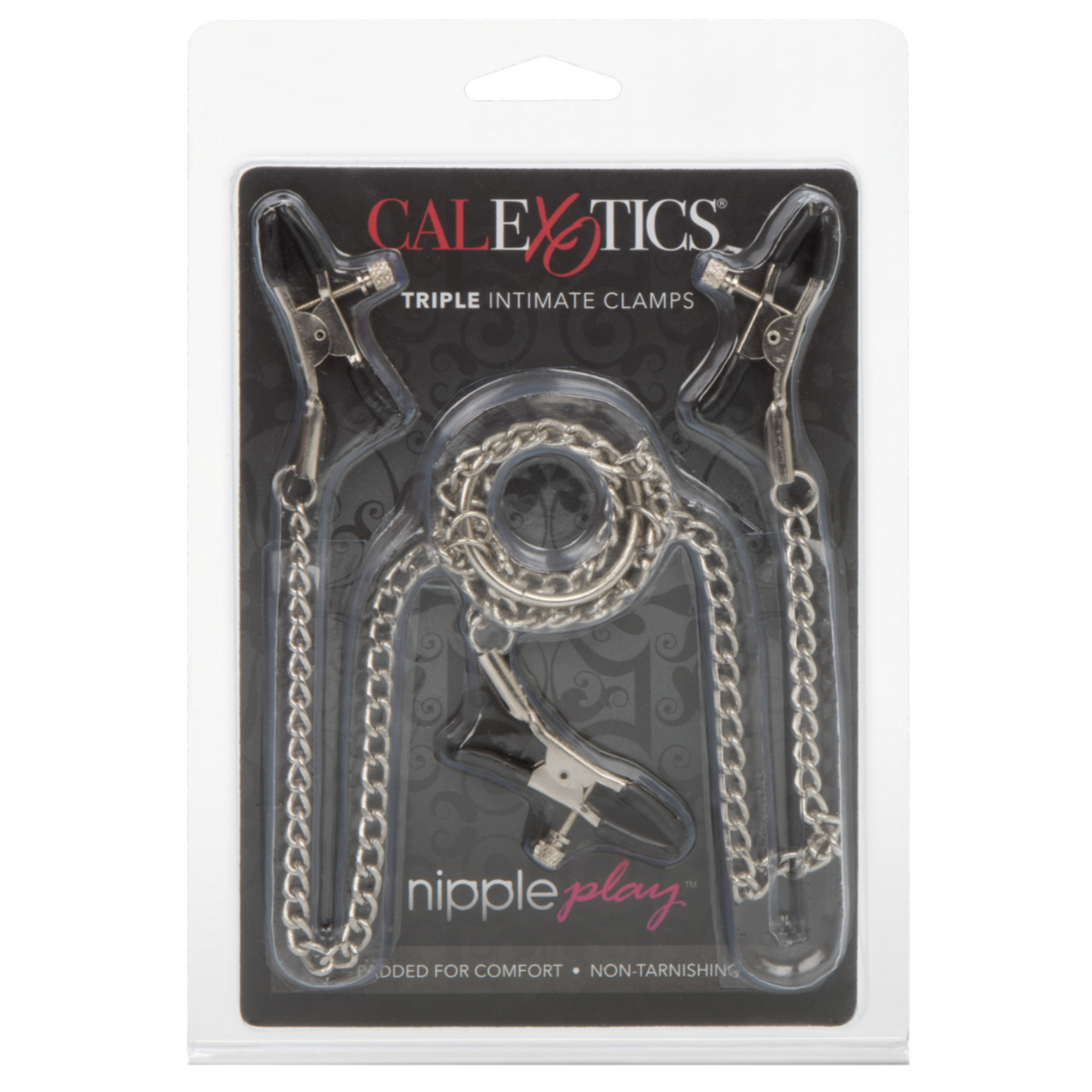 CalExotics Triple Intimate Clamps - Pinces à tétons et clitoris ajustable