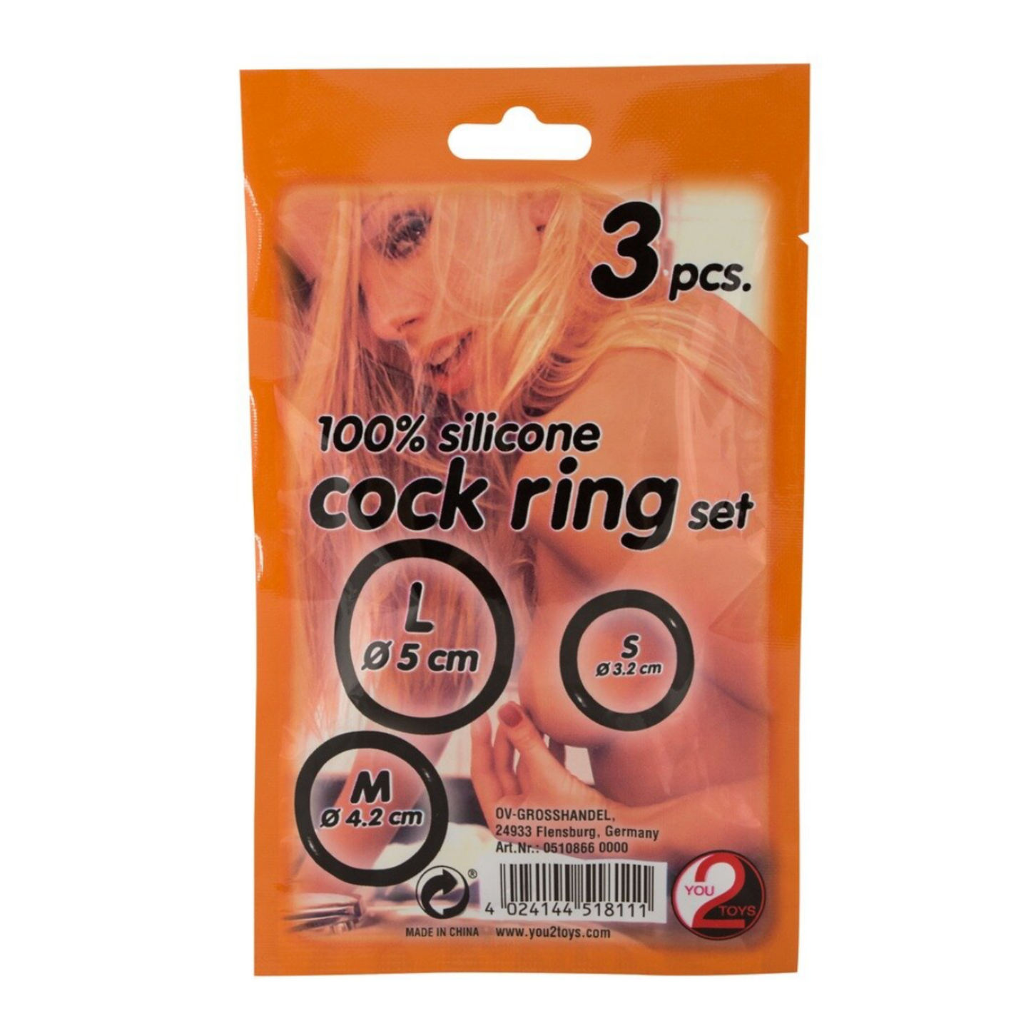 Kit de 3 Anneaux Péniens Silicone