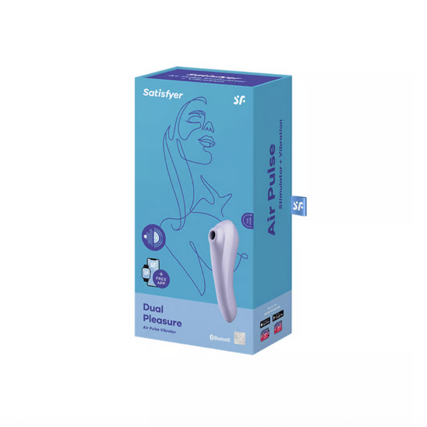 Satisfyer Dual Pleasure - Stimulateur et vibromasseur connecté