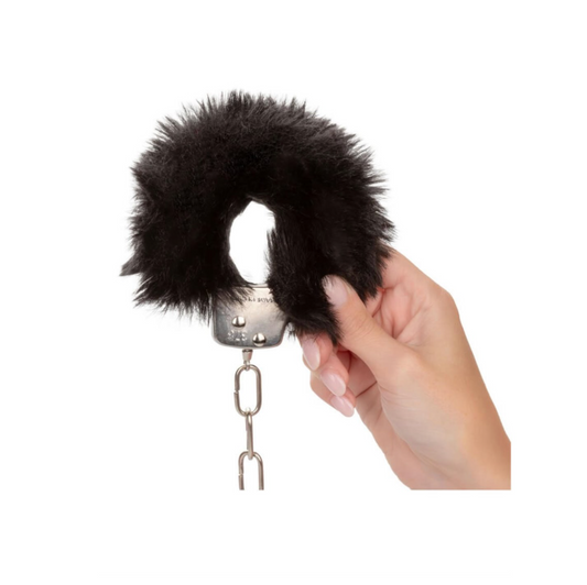 CalExotics Ultra Fluffy Furry Cuffs – Menottes fourrure réglables