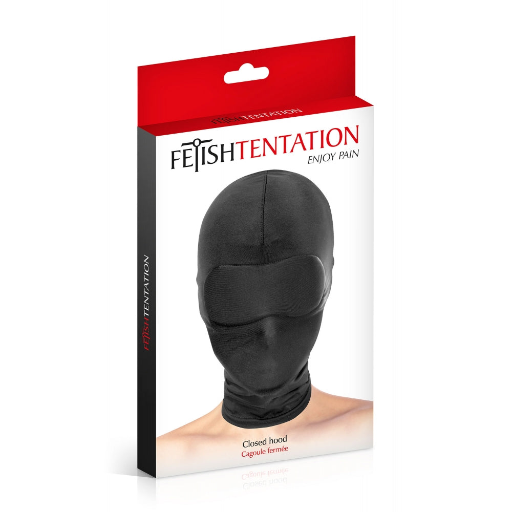 Fetish Tentation Cagoule Fermée – Masque BDSM sans ouverture