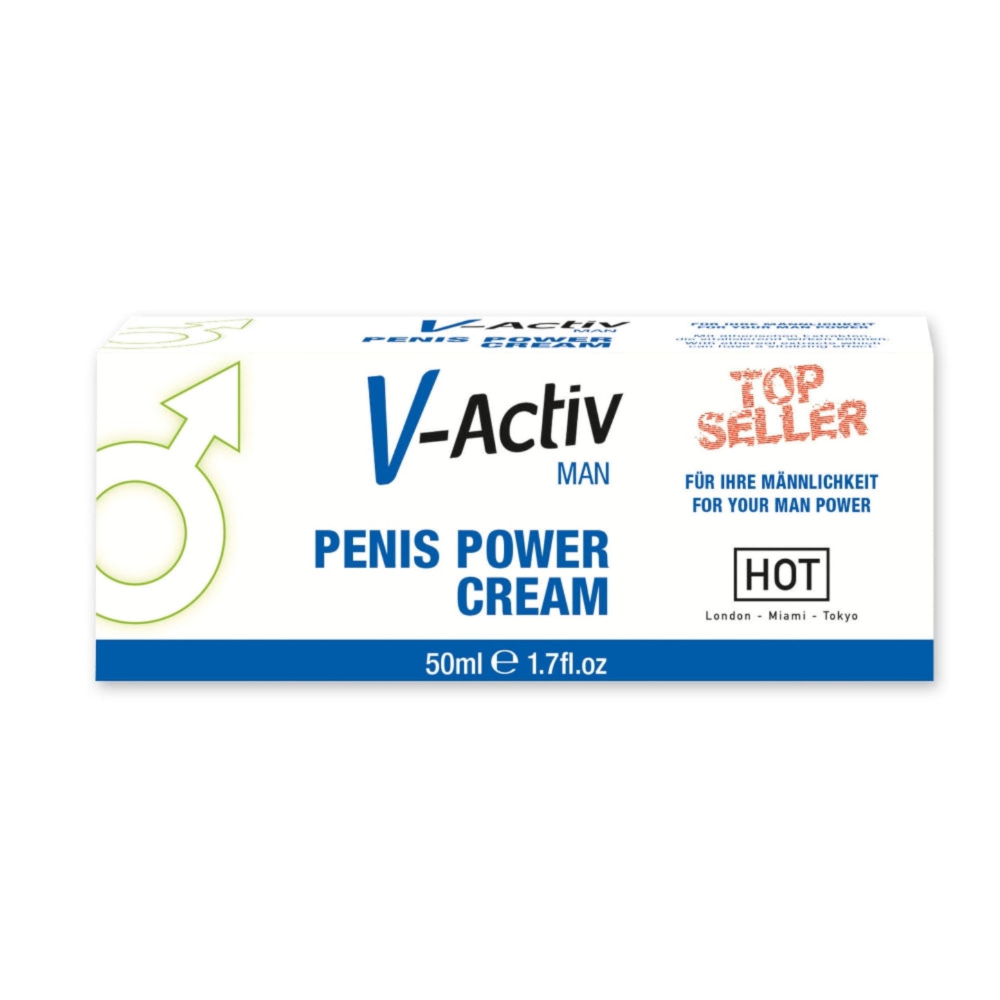 HOT V-Activ Penis Power Cream - Crème intime pour homme