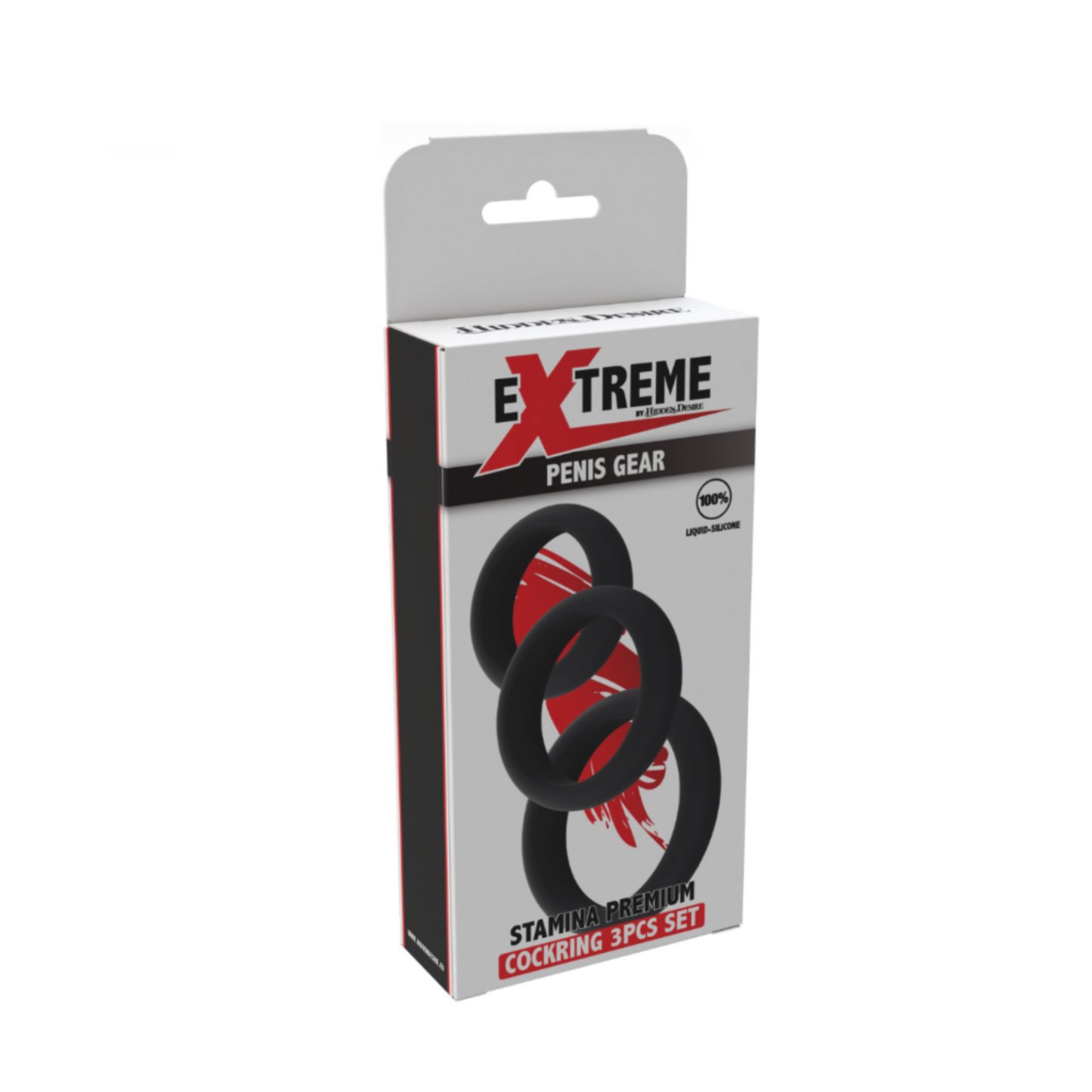 Hidden Desire Stamina Premium Set - Kit de 3 anneaux péniens
