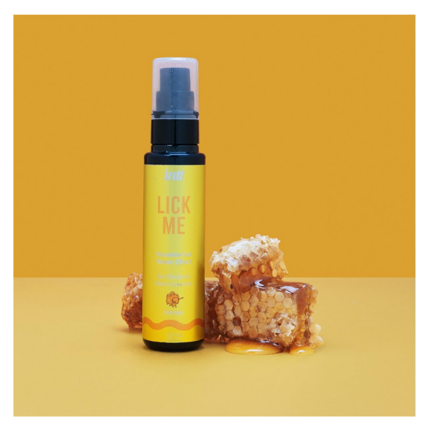 Intt Lick Me Honey - Lubrifiant comestible effet chauffant 50 ml