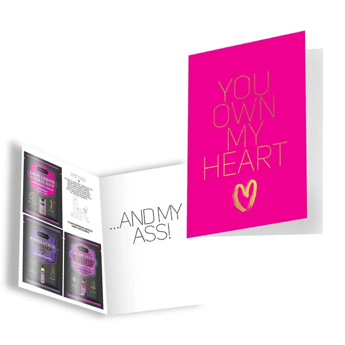 Kamasutra Naughty Notes – Cartes coquines avec surprises sensorielles