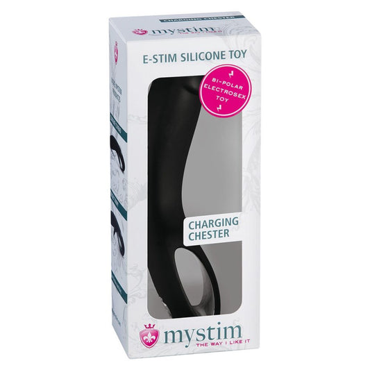 Mystim Charging Chester - Dildo E-Stim réaliste