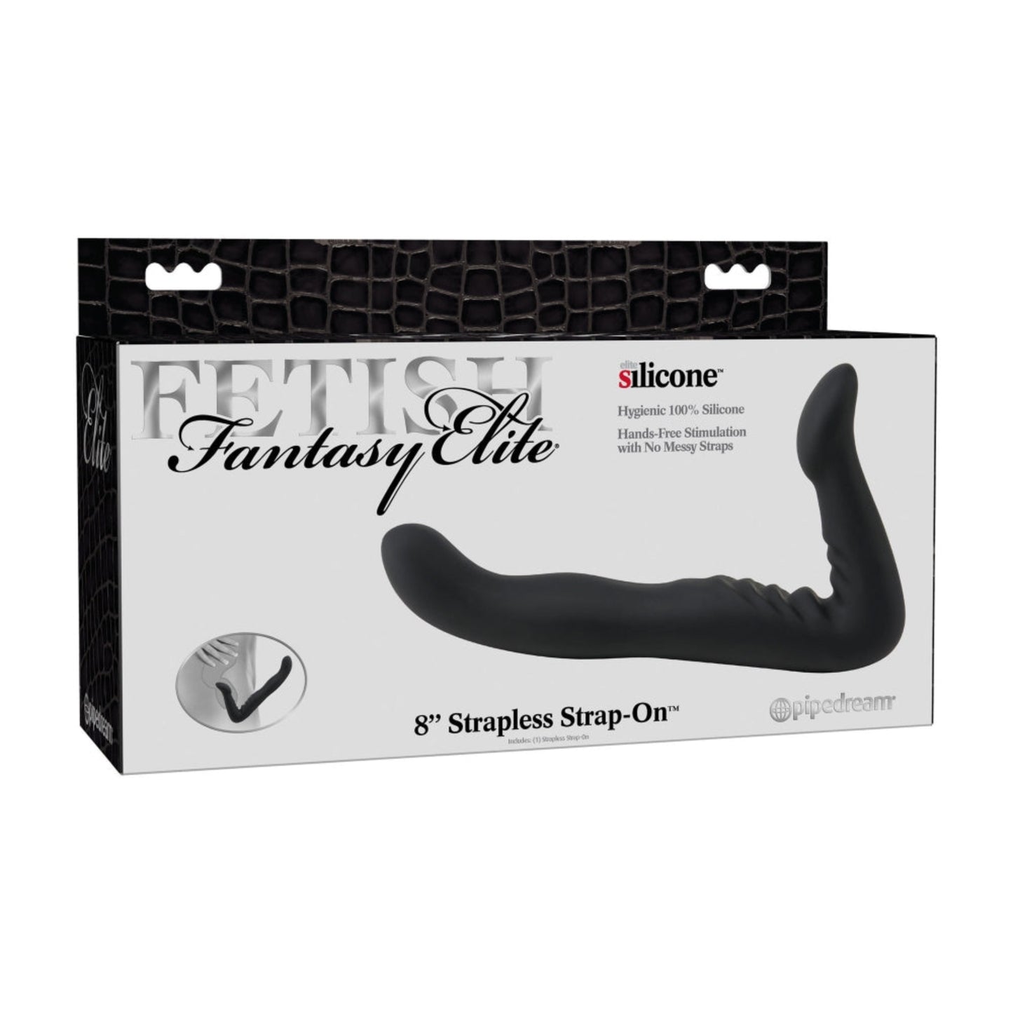 Pipedream 8'' Strapless Strap-On - Fetish Fantasy Elite - Strap-on silicone