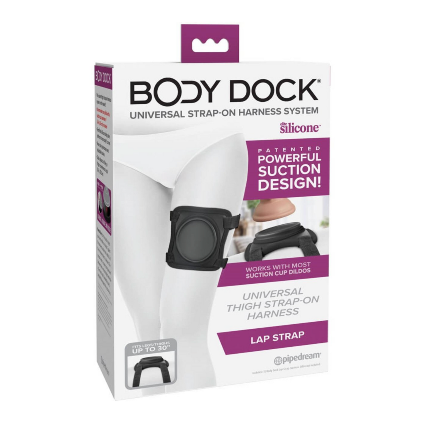 Pipedream Body Dock Lap Strap - Harnais de cuisse