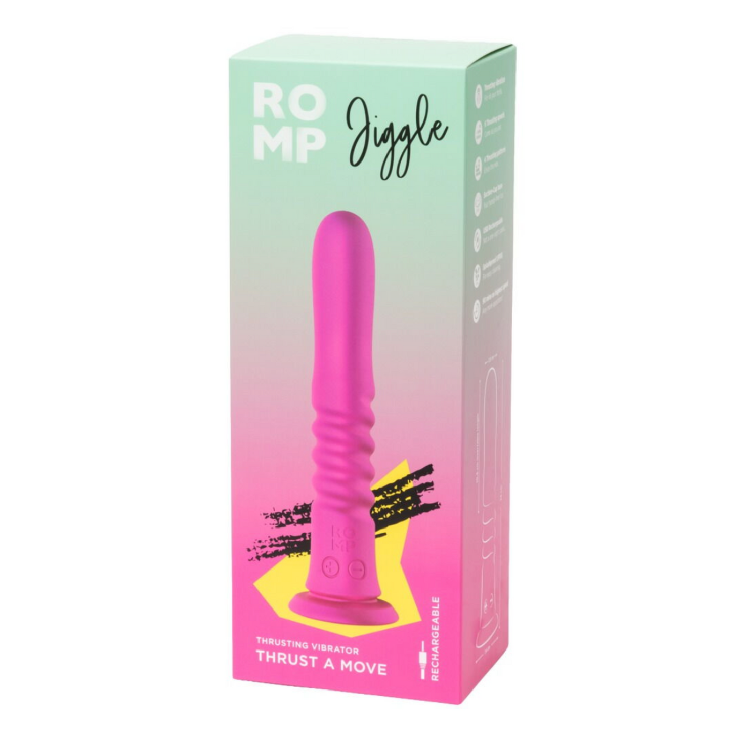 ROMP Jiggle – Vibromasseur va-et-vient avec ventouse