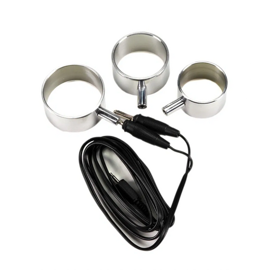 Rimba Electro Cock Rings - Anneaux E-Stim