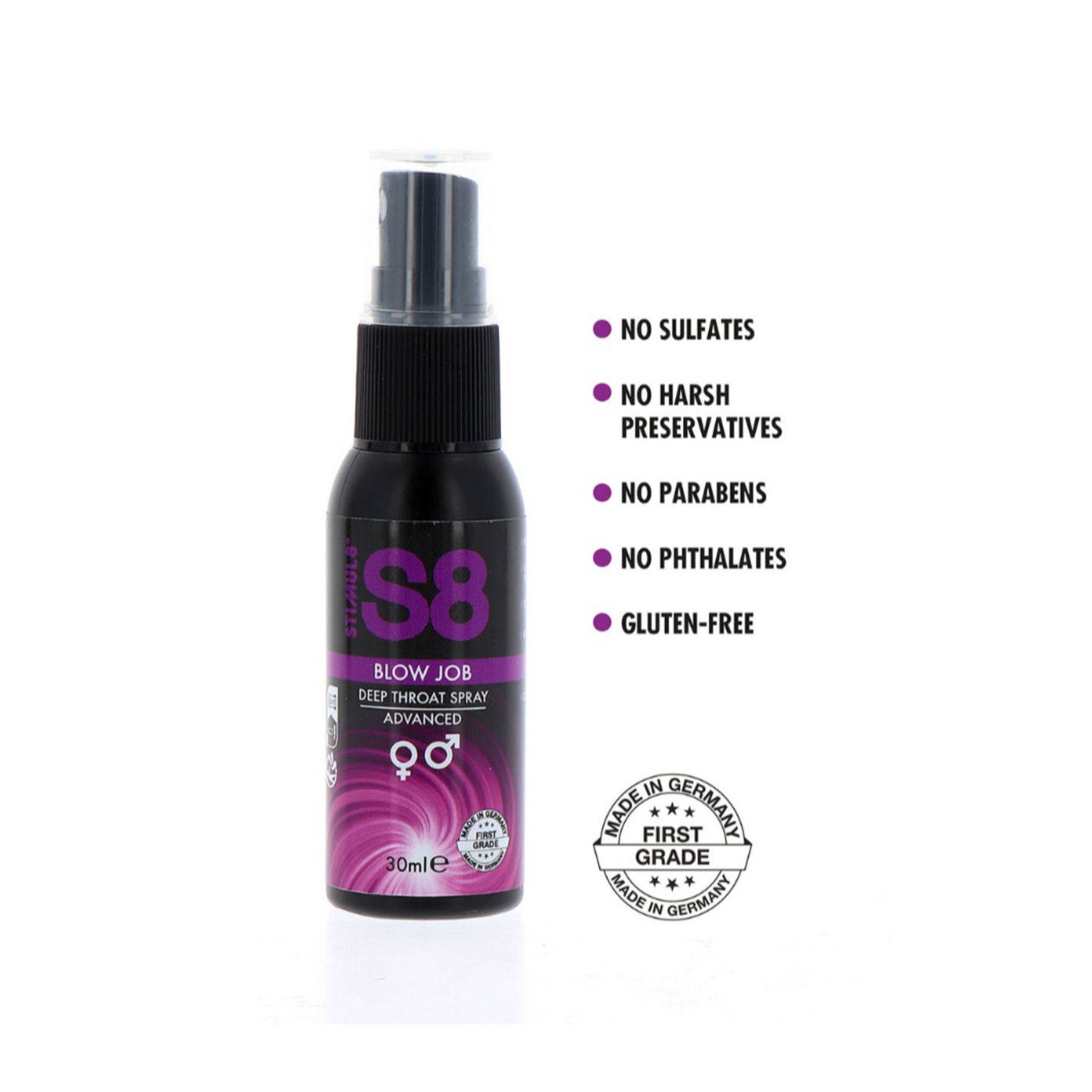S8 Blow Job - Spray gorge profonde