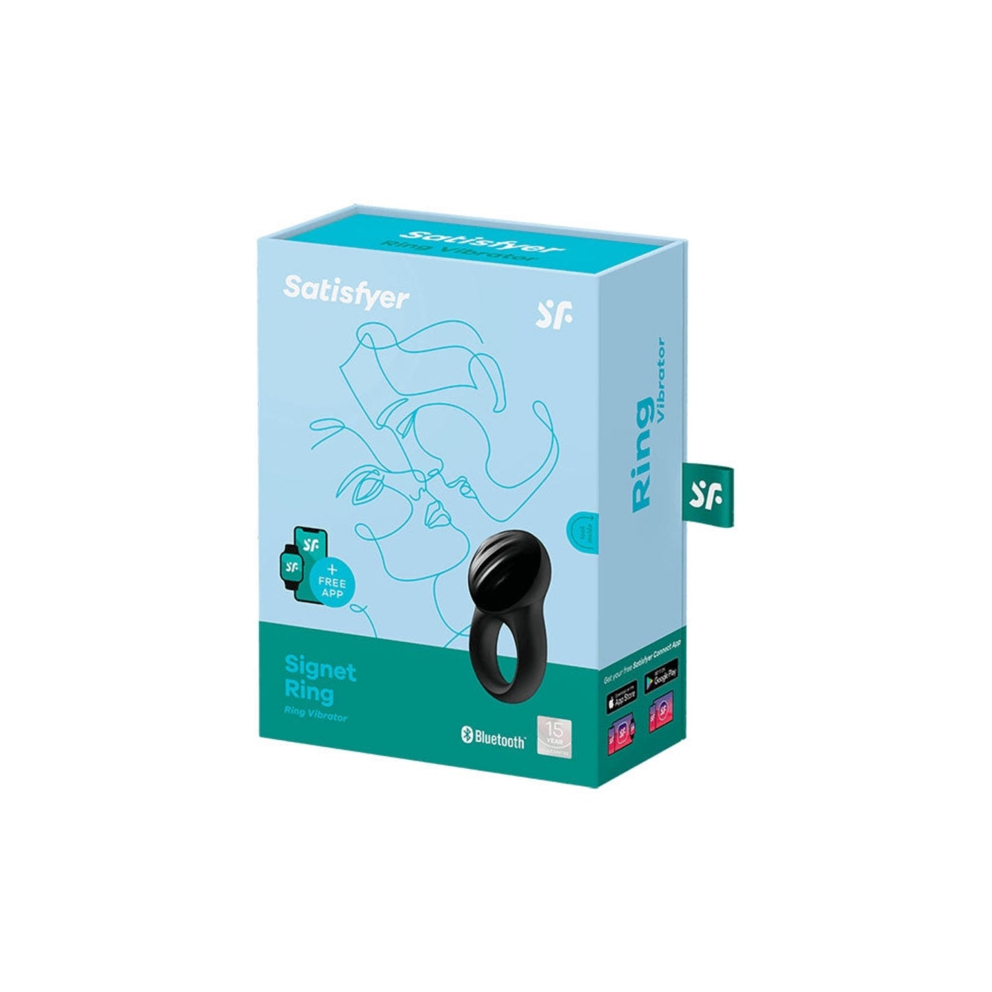 Satisfyer Signet Ring - Anneau vibrant pénien connecté