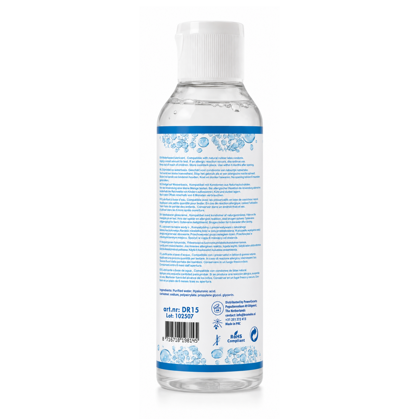 Slide & Play Aqua - Lubrifiant à base d'eau 200 ml