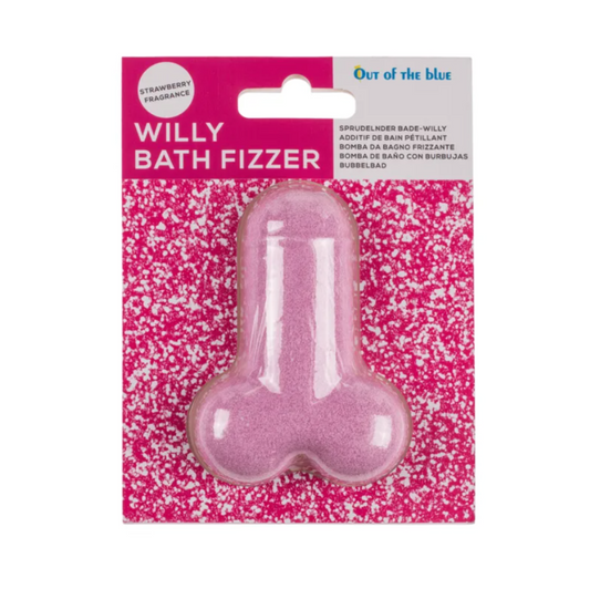 Willy Bath Fizzer – Boule de bain pénis à la fraise 100 g