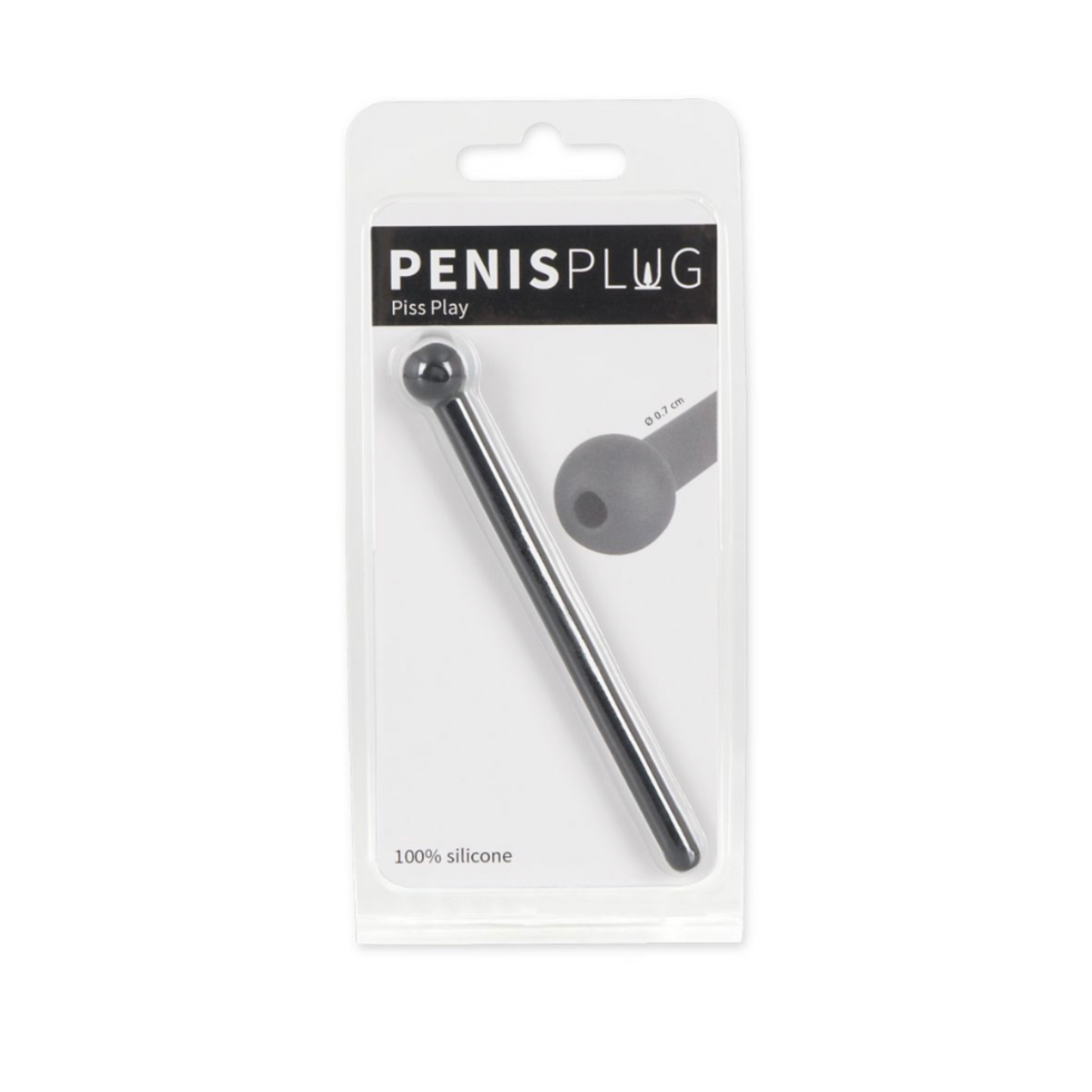 You2Toys Piss Play - Plug à urètre creux en silicone