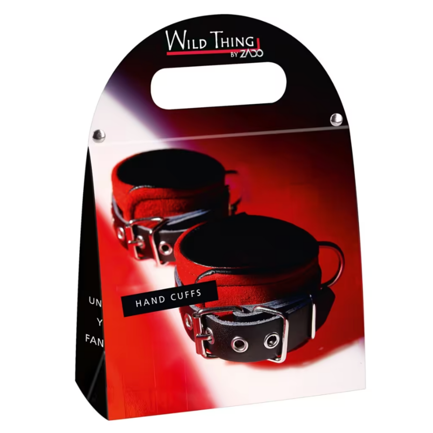 Zado Wild Things – menottes poignets en cuir rembourré