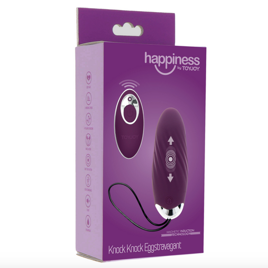 ToyJoy Knock Knock Eggstravagant - Oeuf télécommandé avec bille interne
