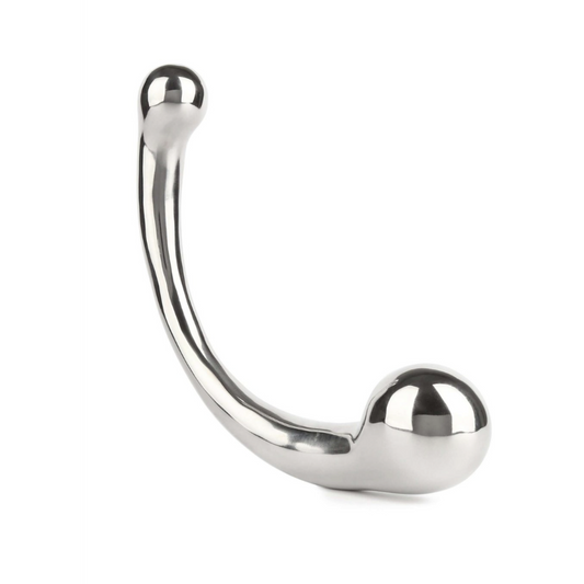 Mr. Steel The Curvy G-spot Double Ended - Dildo en Acier