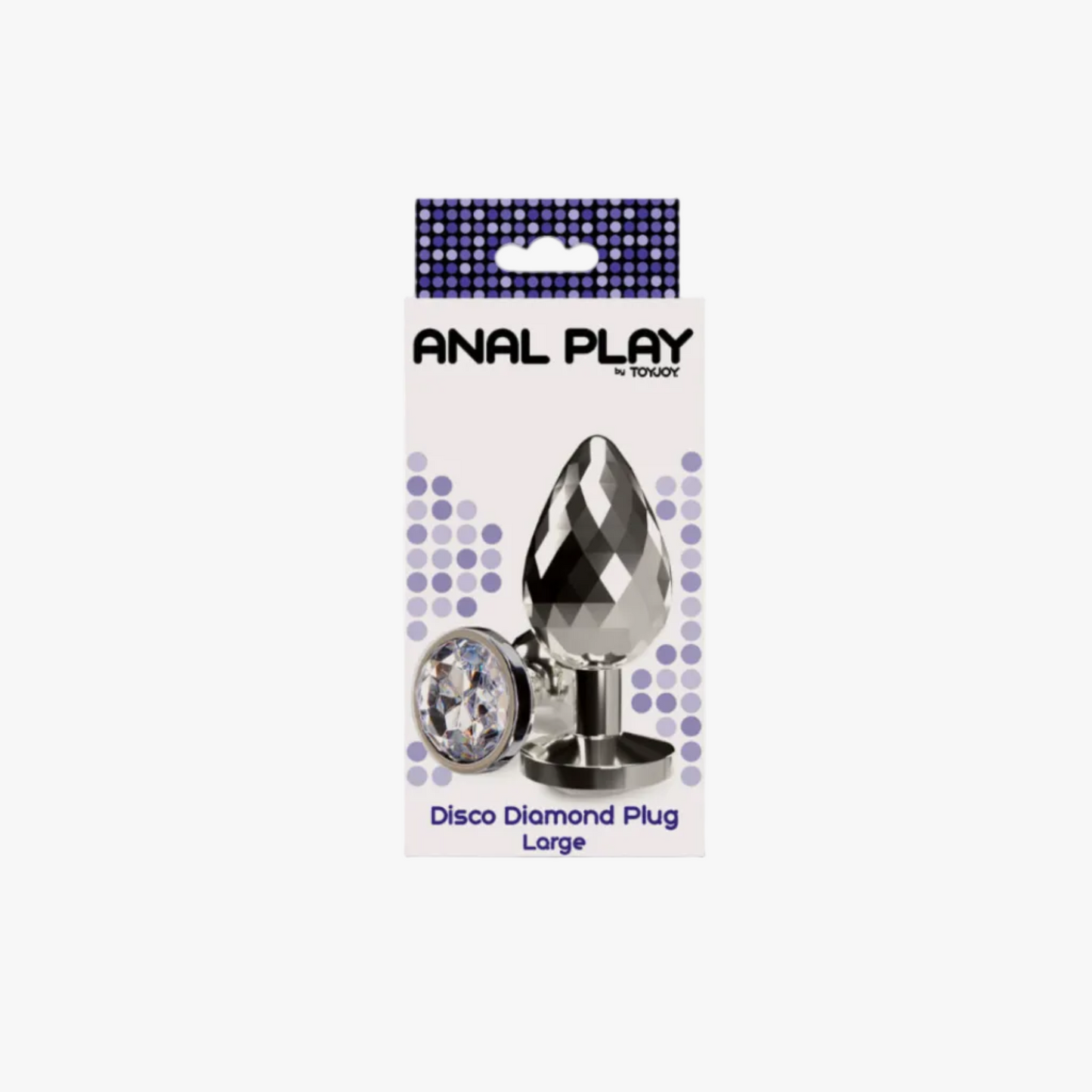 ToyJoy Disco Diamond Plug Large - Plug anal en aluminium