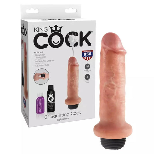 Pipedream King Cock 6" Squirting Cock – Gode éjaculateur 16 cm