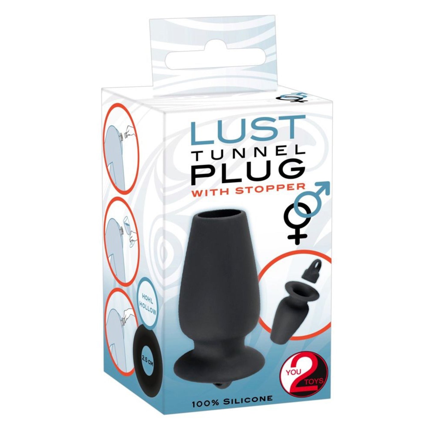 You2Toys Lust - Plug tunnel et stopper