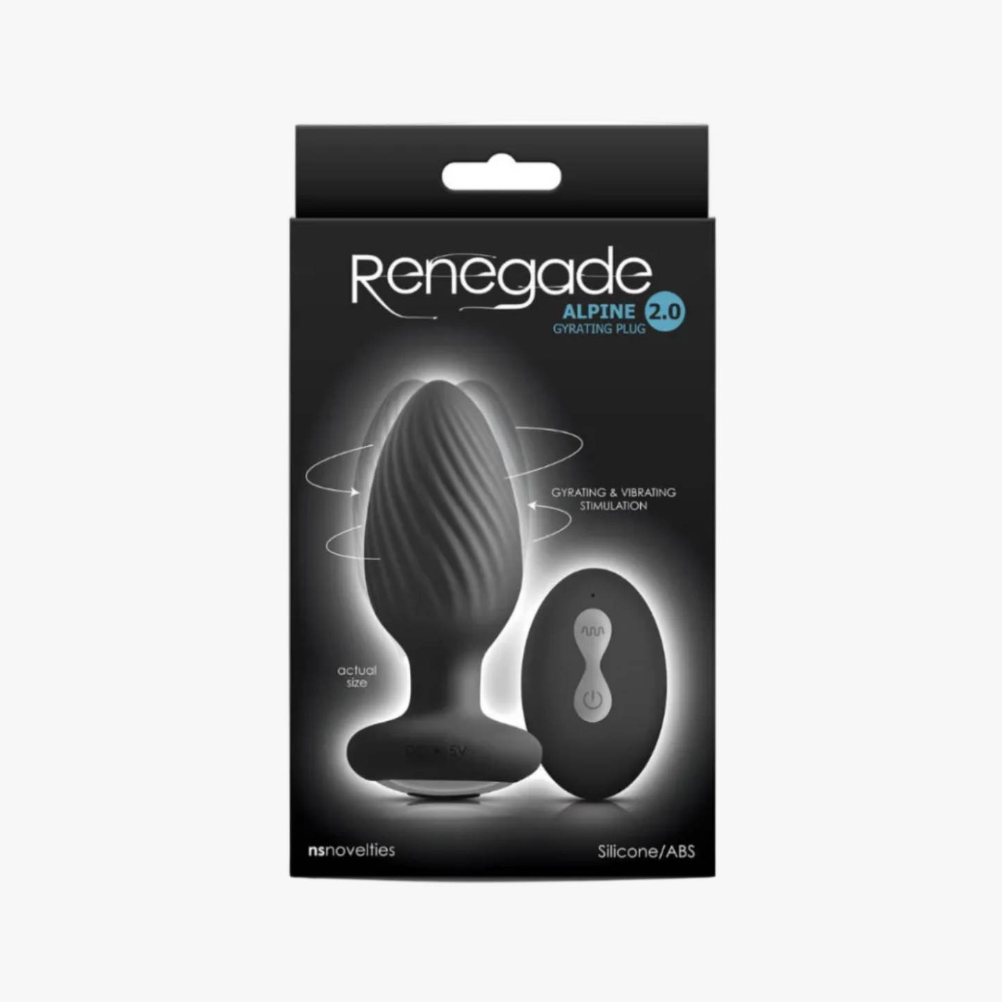 NSnovelties Alpine 2.0 - Plug anal vibrant et rotatif