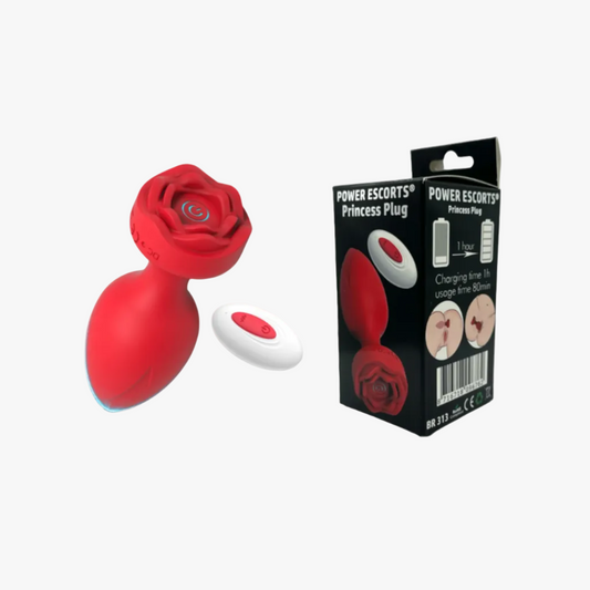 Power Escorts Princess Plug - Plug anal vibrant télécommandé