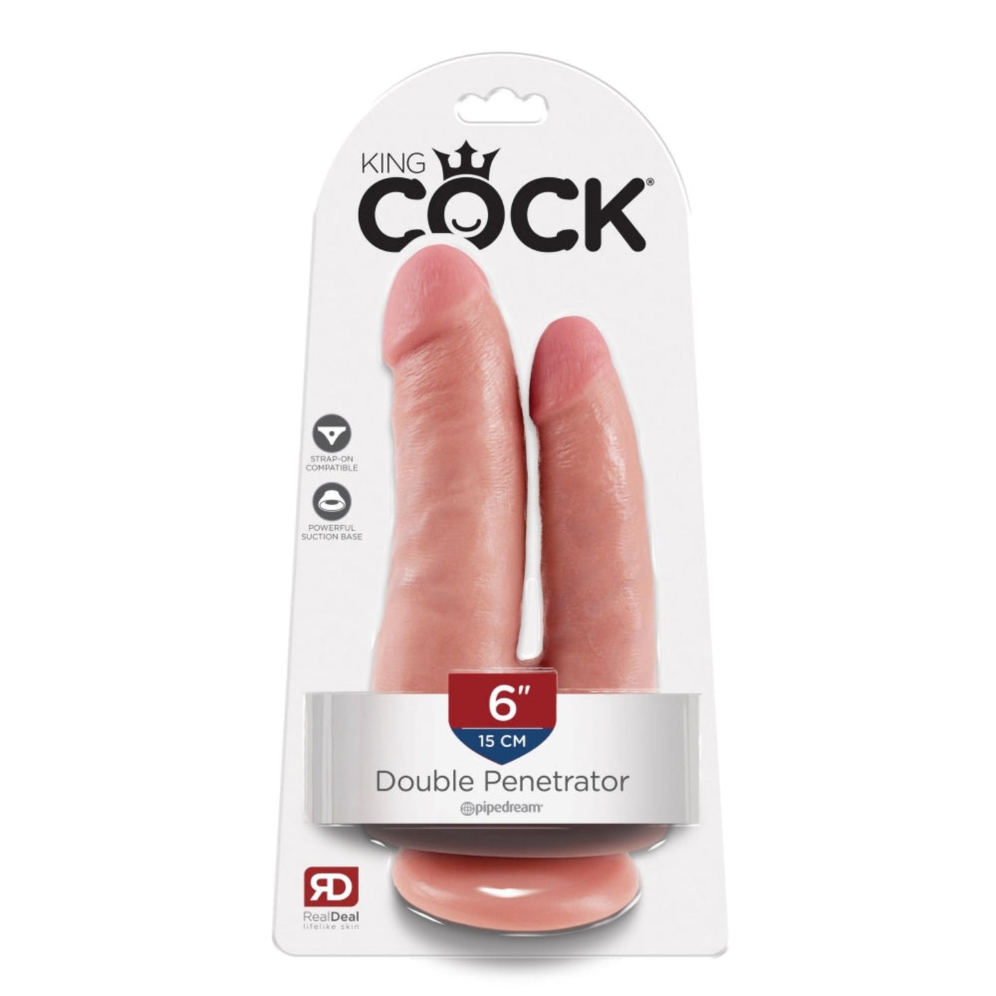 Pipedream King Cock Double Penetrator - Gode double pénétration