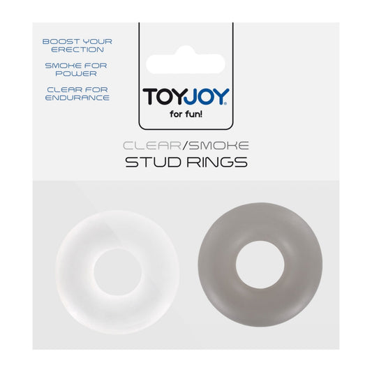 ToyJoy Stud Rings - Kit de 2 anneaux péniens
