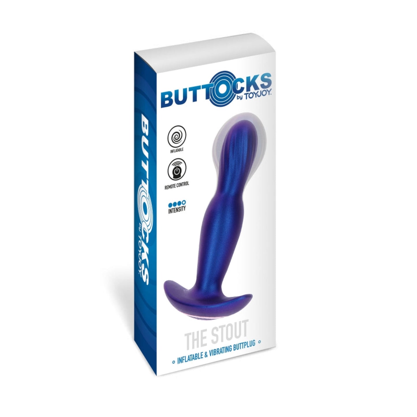 ToyJoy Buttocks The Stout - Plug anal vibrant gonflable