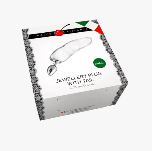 Dolce Piccante Small - Plug anal avec queue rose
