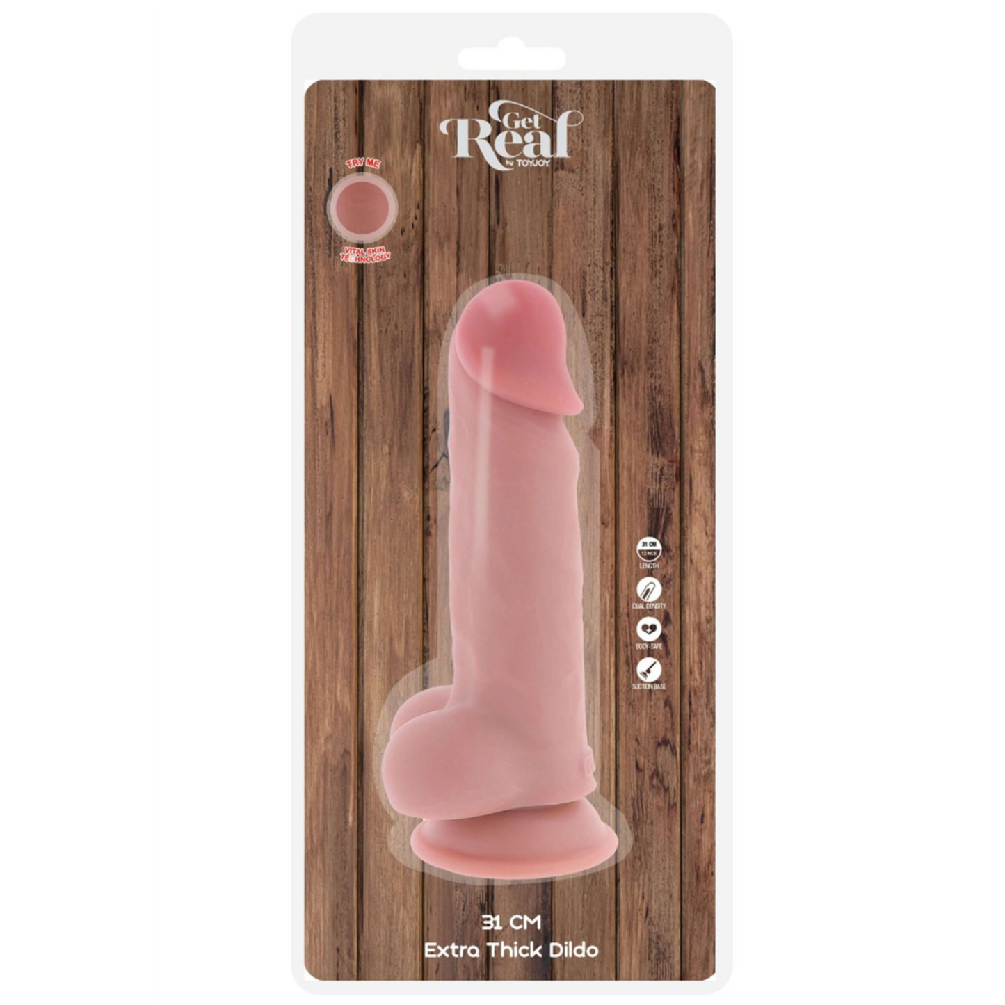 ToyJoy Get Real Extra Thick - Gode réaliste XXL 31 cm