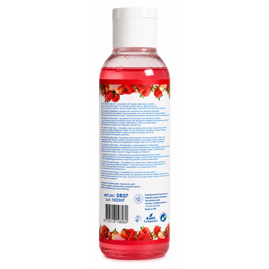 Slide & Play Strawberry - Lubrifiant comestible fraise 200 ml